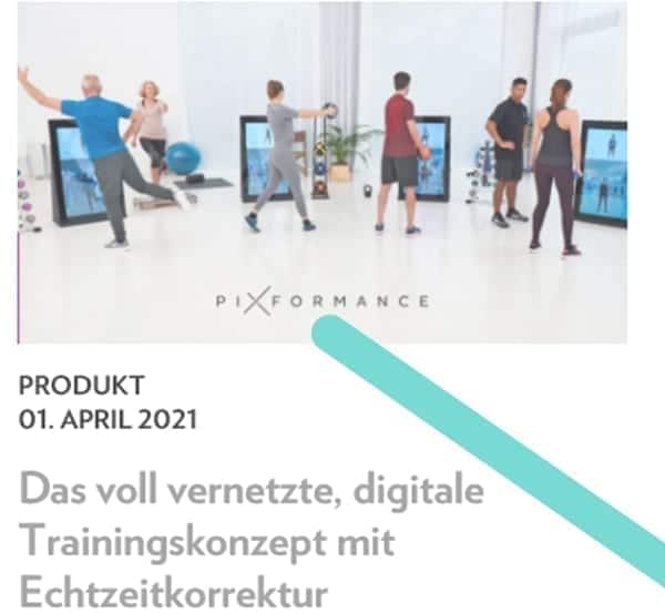 Das digitale Trainingskonzept von Pixformance wird in dem Magazin für Fitnessstudiobetreiber und Personal Trainer vorgestellt.