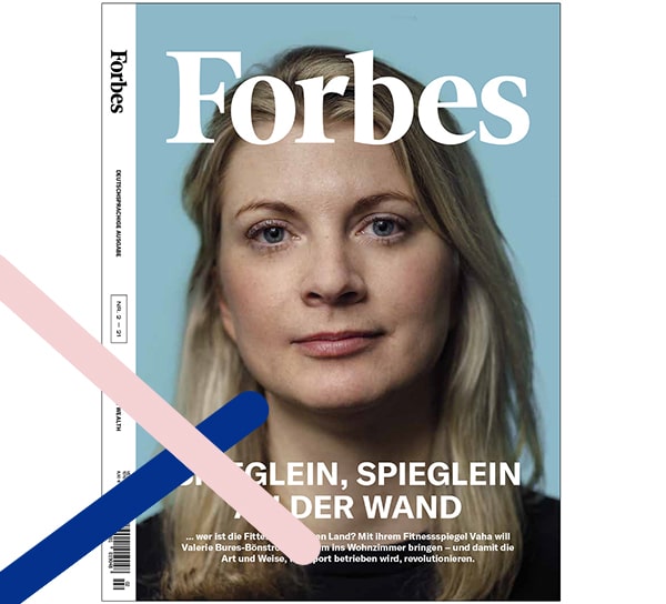 Pixformance CEO Valerie Bures-Bönström auf dem FORBES Cover.